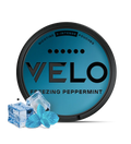 На зображенні показано баночку
 VELO Freezing Peppermint 17 mg