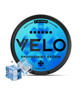 На зображенні показано баночку
 VELO Peppermint Storm 17 mg