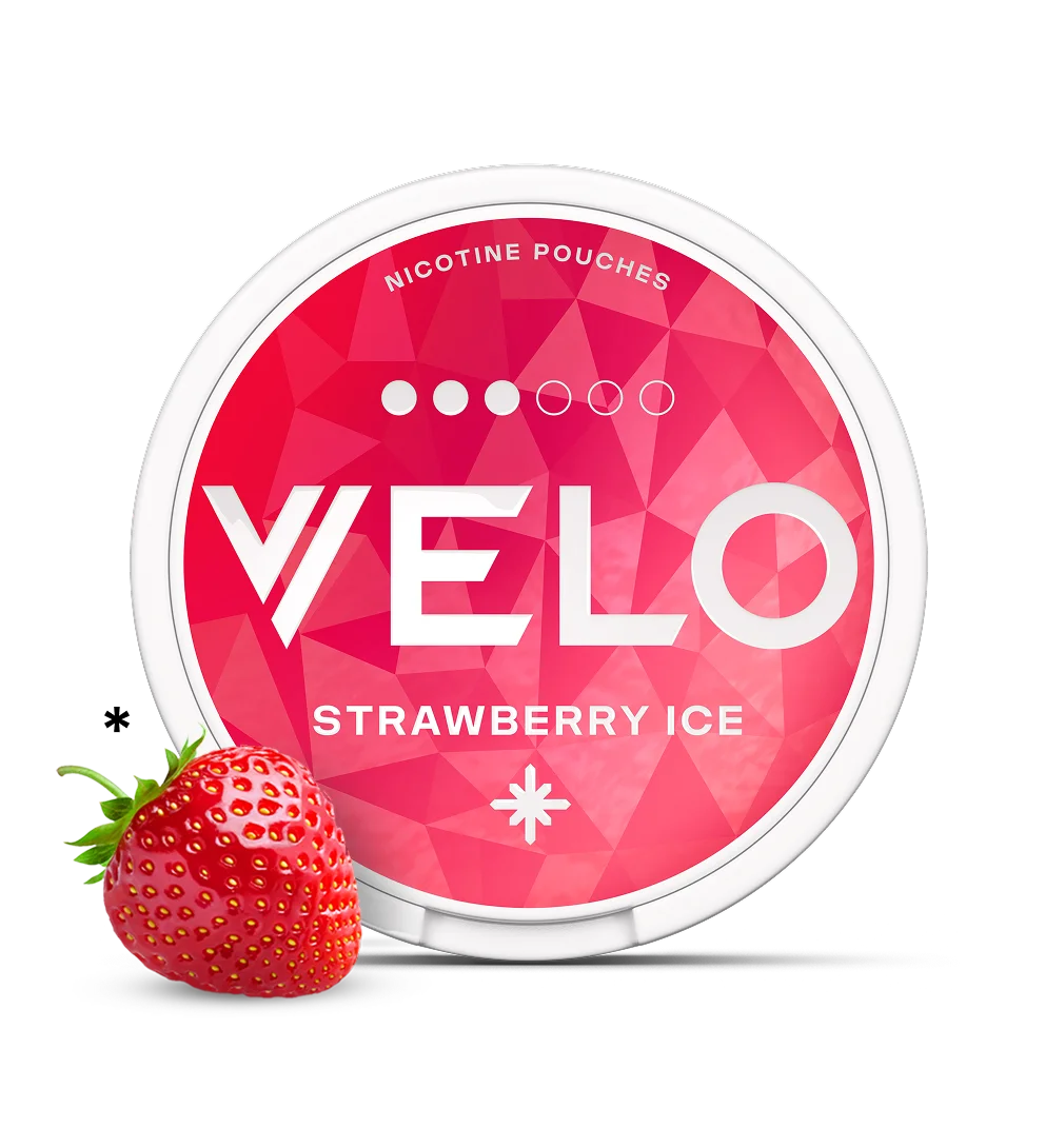VELO Strawberry Ice • Купити паучі в Києві та Україні• Вигідна