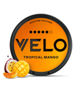 На зображенні показано баночку
 VELO Tropical Mango 14 mg