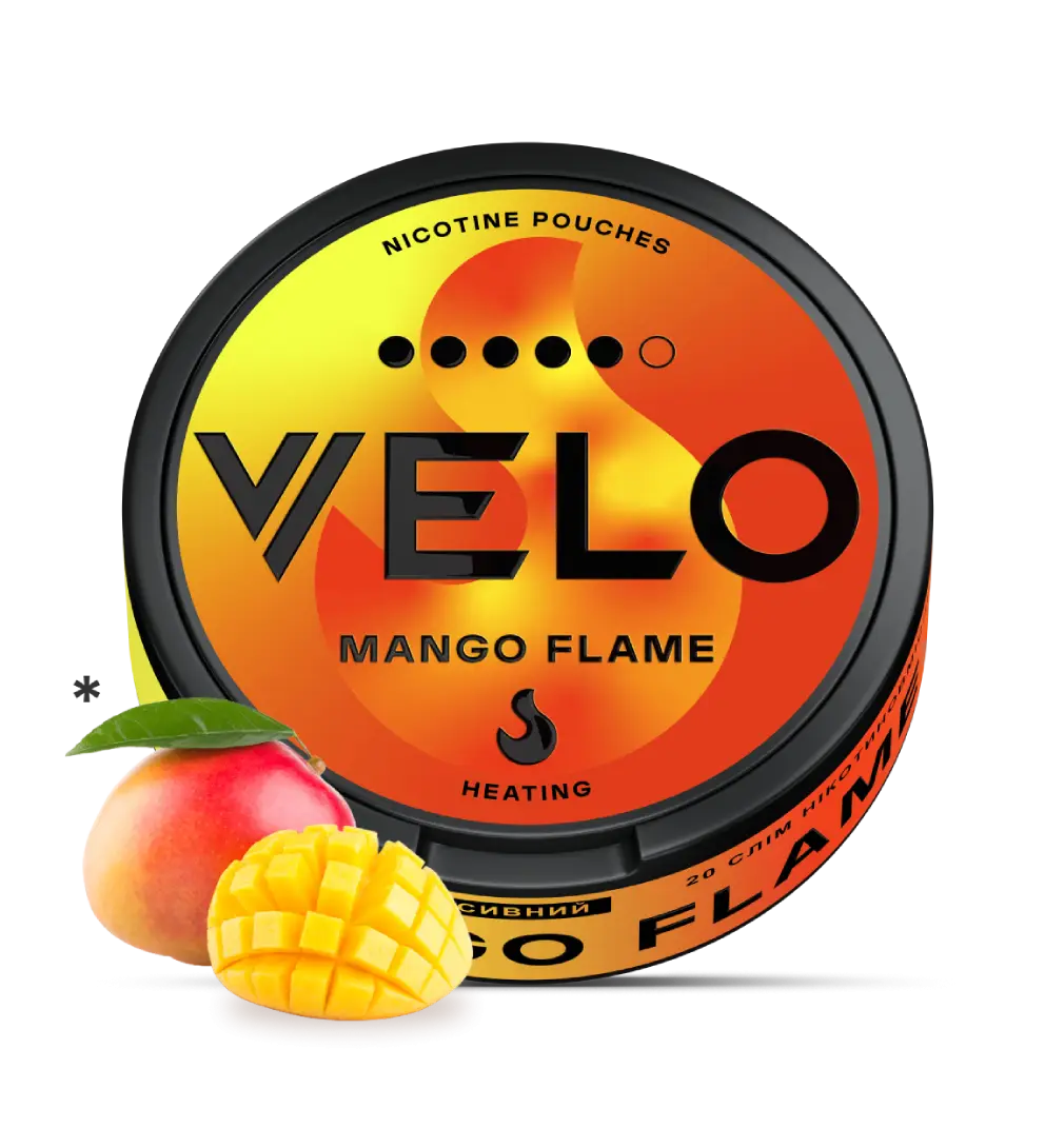 VELO Mango Flame 14 mg • Купить паучи в Киеве и Украине • Выгодная