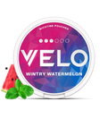 На зображенні показано баночку VELO Wintry Watermelon 10 mg