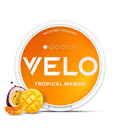 На зображенні показано баночку
 VELO Tropical Mango 4 mg за XP
