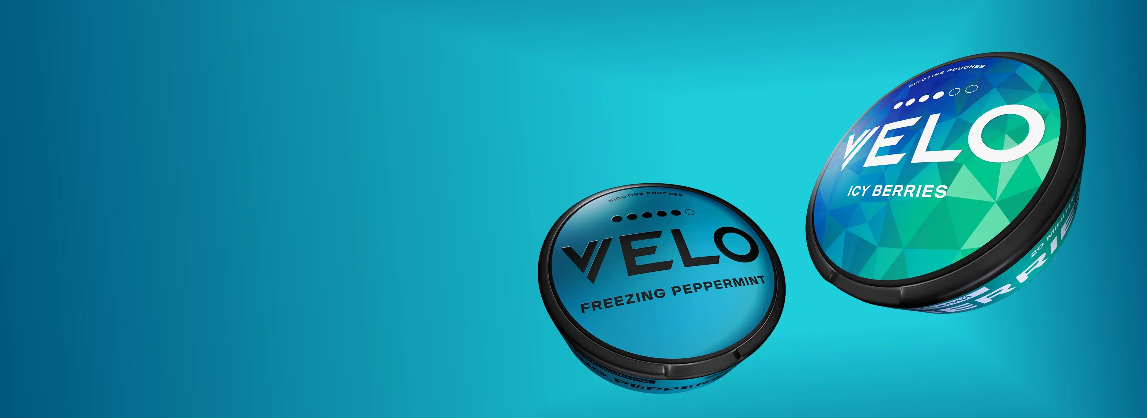 VELO Freezing Peppermint та VELO Icy Berries у форматі Міні Максі