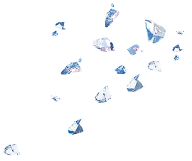Sensation ice crystals